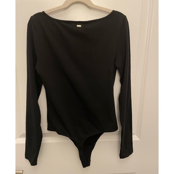 Brand New PINK Notch Neck Bodysuit - Picture 3 of 5